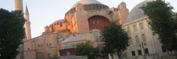 Die Hagia Sophia im Abendlicht