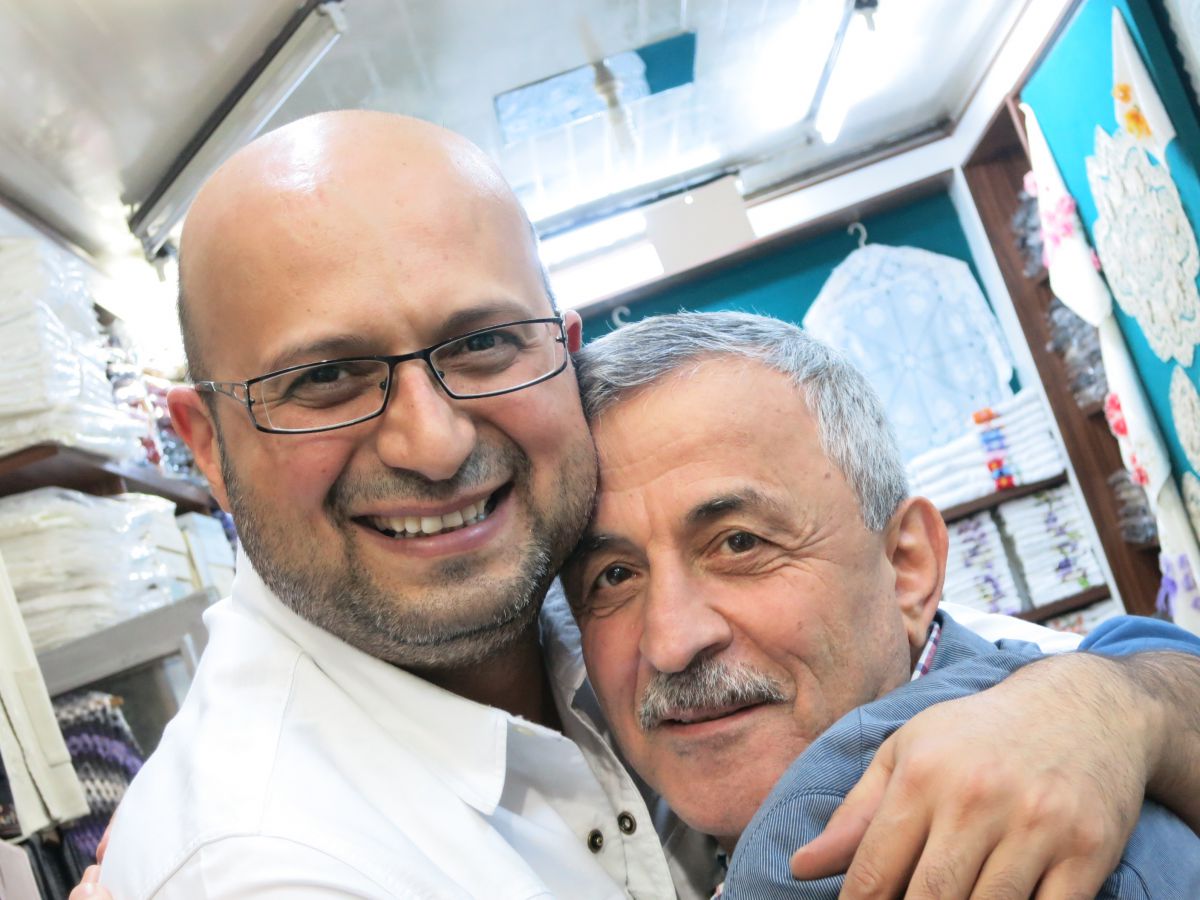 Necati mit seinem Freund Alper in Konya